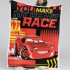 Cars 95 Lightyear Lightning McQueen Du bringst mein Herz zum Rasen Decke - Fleecedecke