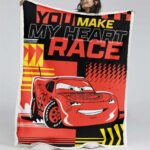 Cars 95 Lightyear Lightning McQueen Du bringst mein Herz zum Rasen Decke – Fleecedecke