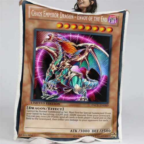 Chaos-Kaiserdrache – Invasion des Chaos Decke - Fleecedecke