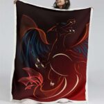 Glurak Pokemon Kunst Decke – Fleecedecke
