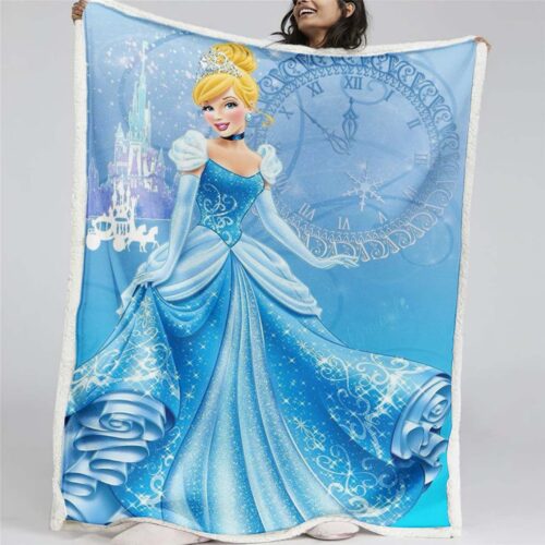 Cinderella Disney Prinzessin 03 Decke - Fleecedecke