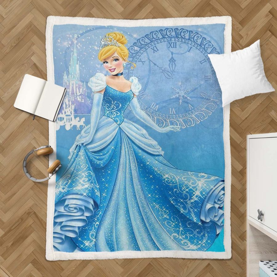 Cinderella Disney Prinzessin 03 Decke - Fleecedecke – Bild 3
