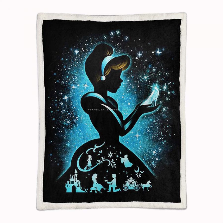 Cinderella Disney Prinzessin 04 Decke - Fleecedecke – Bild 2