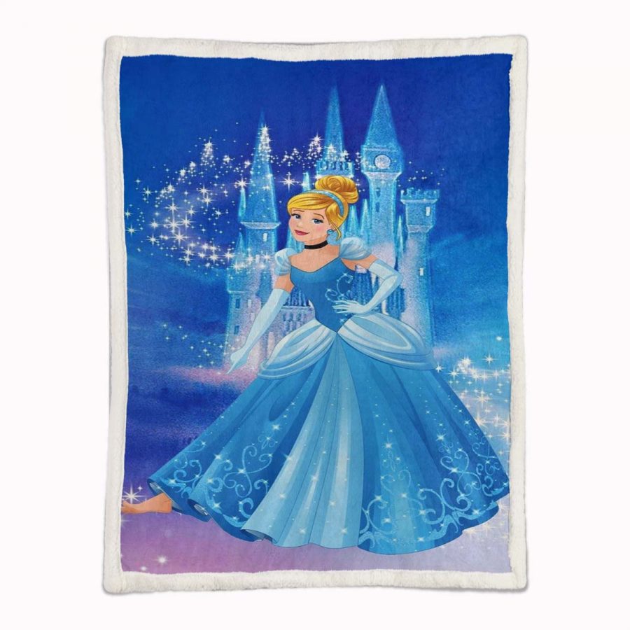 Cinderella Disney Prinzessin 05 Decke - Fleecedecke – Bild 2
