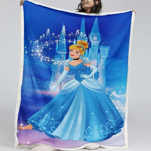 Cinderella Disney Prinzessin 05 Decke - Fleecedecke