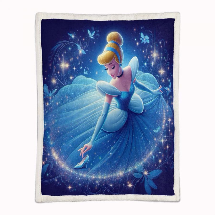 Cinderella Disney Prinzessin 06 Decke - Fleecedecke – Bild 2
