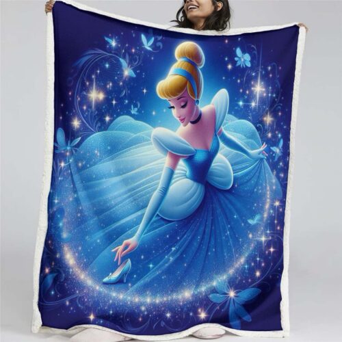 Cinderella Disney Prinzessin 06 Decke - Fleecedecke
