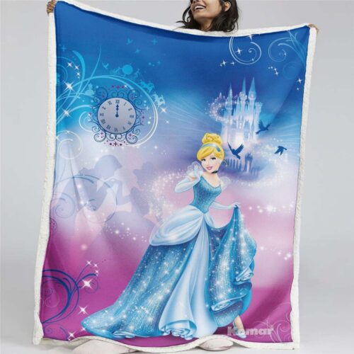 Cinderella Disney Prinzessin 07 Decke - Fleecedecke