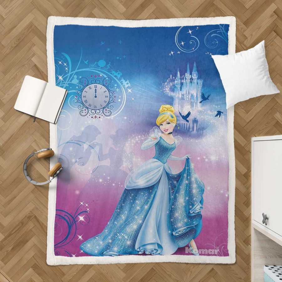 Cinderella Disney Prinzessin 07 Decke - Fleecedecke – Bild 3
