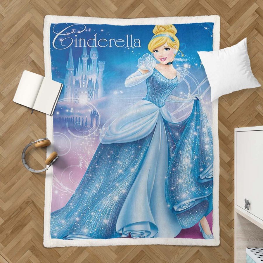 Cinderella Disney Prinzessin 08 Decke - Fleecedecke – Bild 3