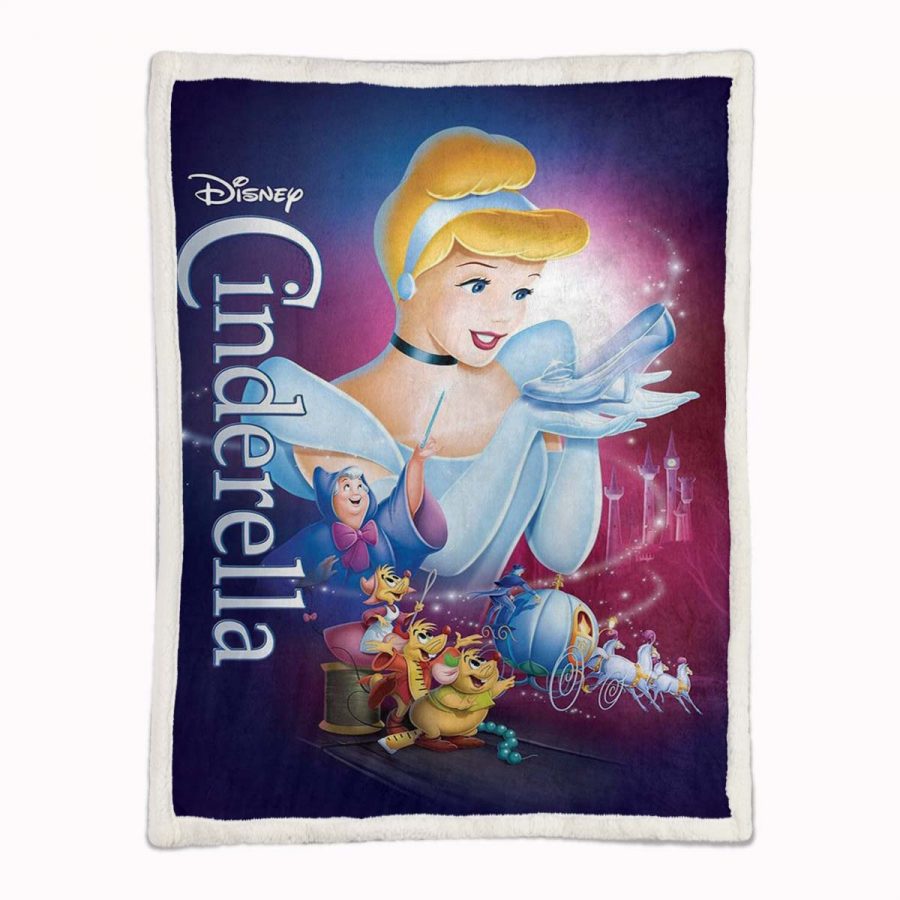 Cinderella Disney Prinzessin 09 Decke - Fleecedecke – Bild 2