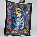 Cinderella Disney Prinzessin 10 Decke – Fleecedecke