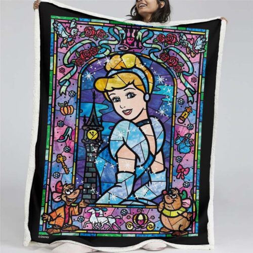Cinderella Disney Prinzessin 10 Decke - Fleecedecke