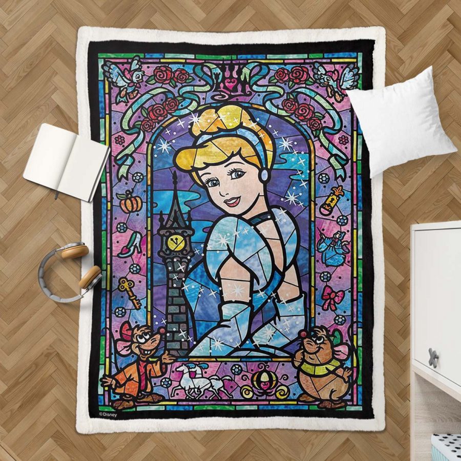 Cinderella Disney Prinzessin 10 Decke - Fleecedecke – Bild 3