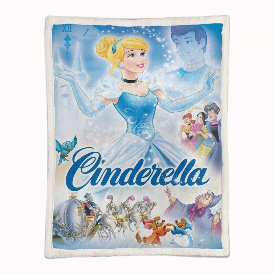 Cinderella Disney Prinzessin 11 Decke - Fleecedecke – Bild 2