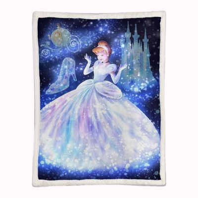 Alternative view of Cinderella Prinzessin Fairy Tail Decke - Fleecedecke