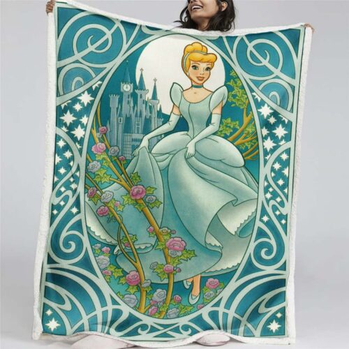 Cinderella Prinzessin Fairy Tail 02 Decke - Fleecedecke