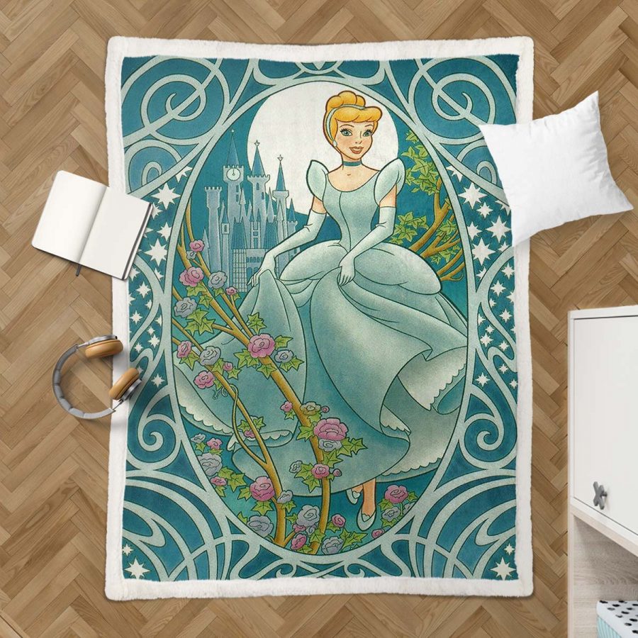 Cinderella Prinzessin Fairy Tail 02 Decke - Fleecedecke – Bild 3