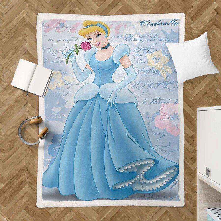 Cinderella Prinzessin Fairy Tail 03 Decke - Fleecedecke – Bild 3