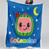 Kokosmelone 06 Decke - Fleecedecke