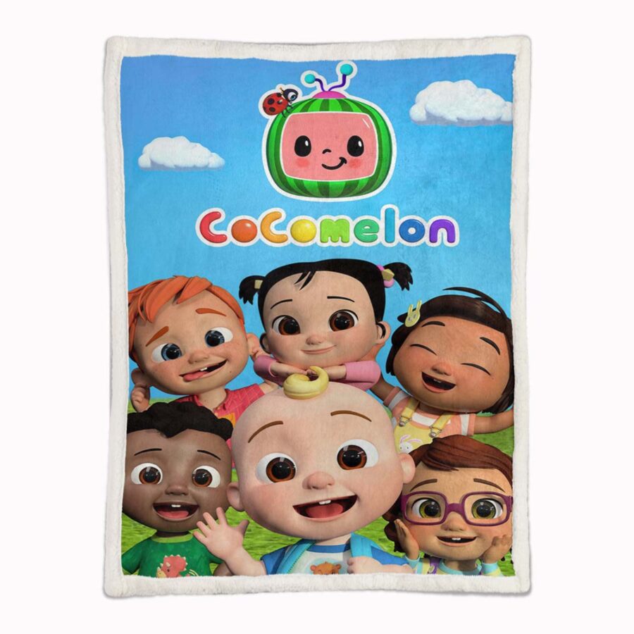 Cocomelon Alle Charaktere Decke - Fleecedecke – Bild 2