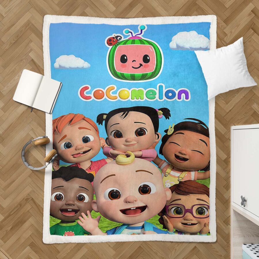 Cocomelon Alle Charaktere Decke - Fleecedecke – Bild 3