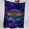 Bunter Elefantenstil 02 Decke - Fleecedecke