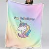 Buntes Einhorn 1002 Decke - Fleecedecke