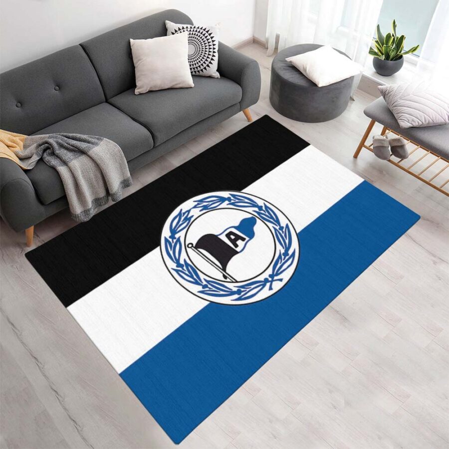 DSC Arminia Bielefeld Fc blau schwarz weiß 02 Teppich – Bild 2
