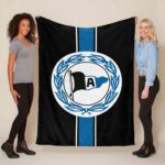 DSC Arminia Bielefeld Fc blauer Style für Fan 02 Fleecedecke – Decke