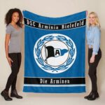DSC Arminia Bielefeld Fc blauer Stil für Fan Fleecedecke – Decke