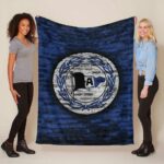 DSC Arminia Bielefeld blauer Ziegelstein Fleecedecke – Decke