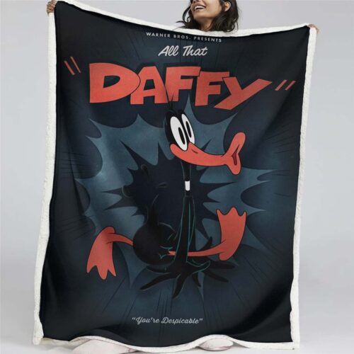 Daffy Looney Tunes 01 Decke - Fleecedecke