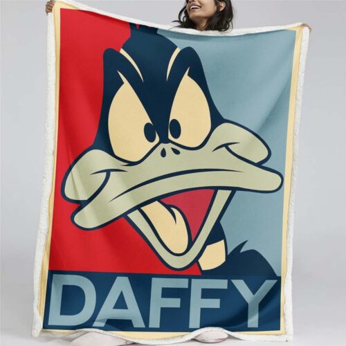 Daffy Looney Tunes 02 Decke - Fleecedecke