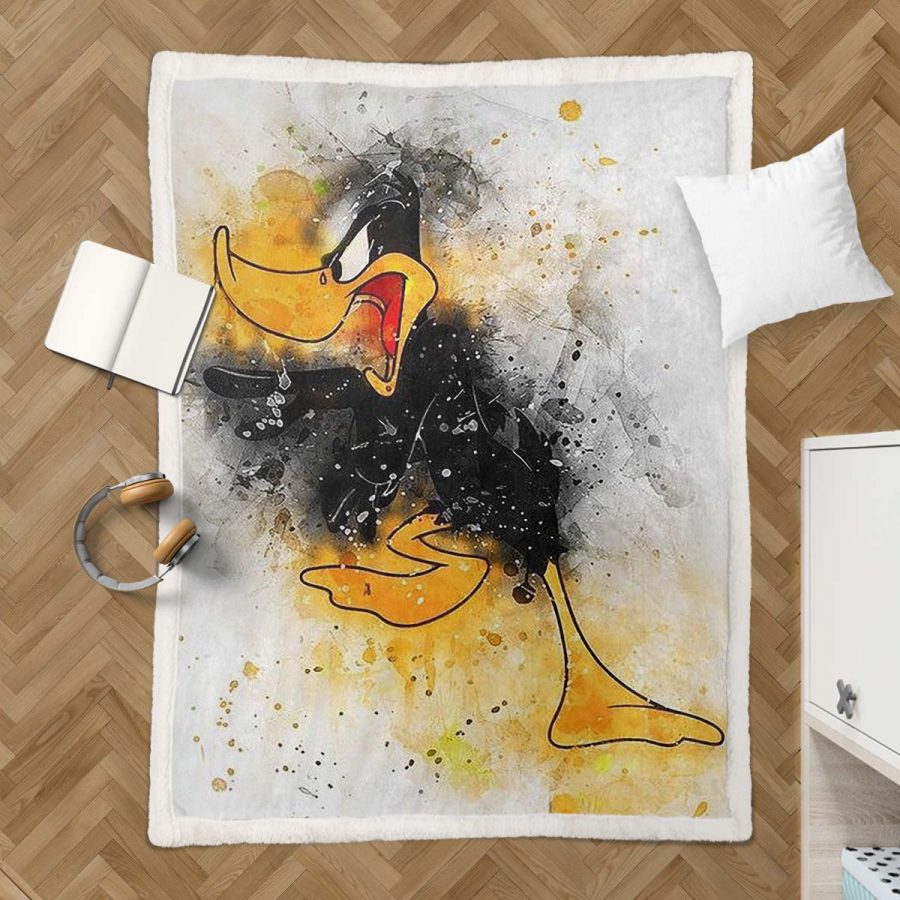 Daffy Looney Tunes 03 Decke - Fleecedecke – Bild 3