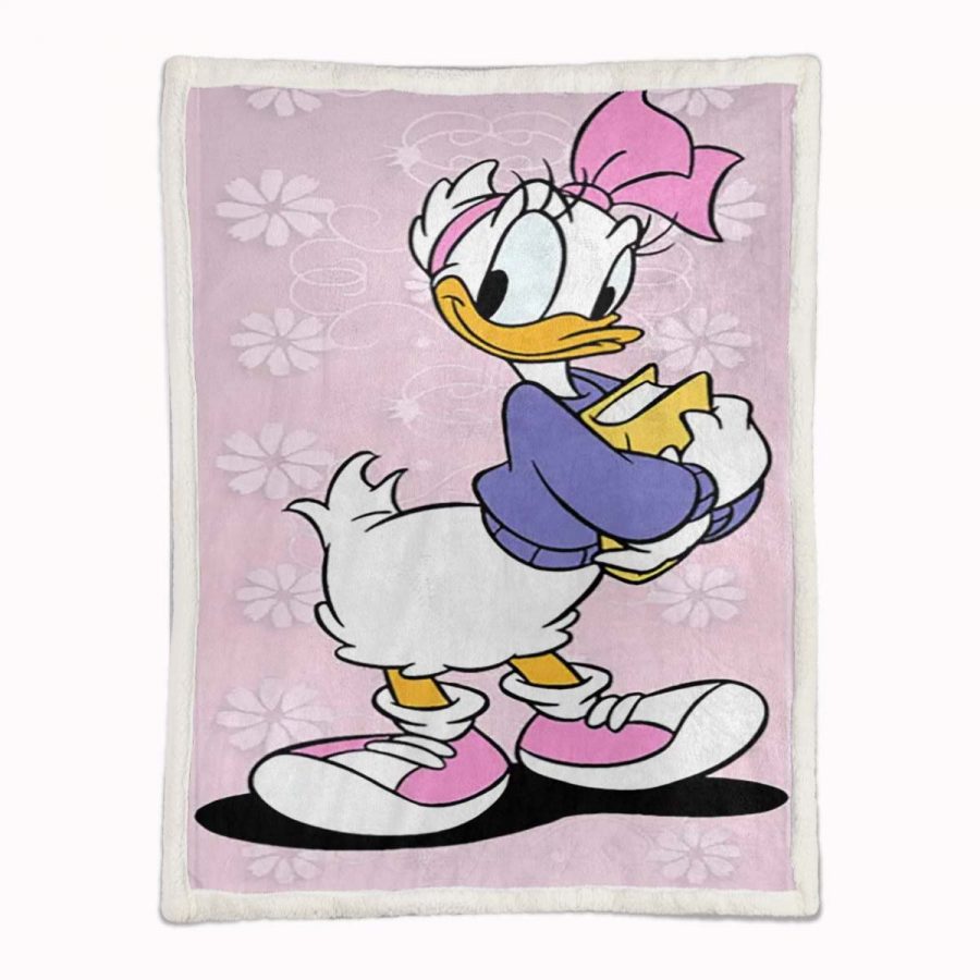 Daisy Duck süß 01 Decke - Fleecedecke – Bild 2