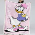Daisy Duck süß 01 Decke – Fleecedecke