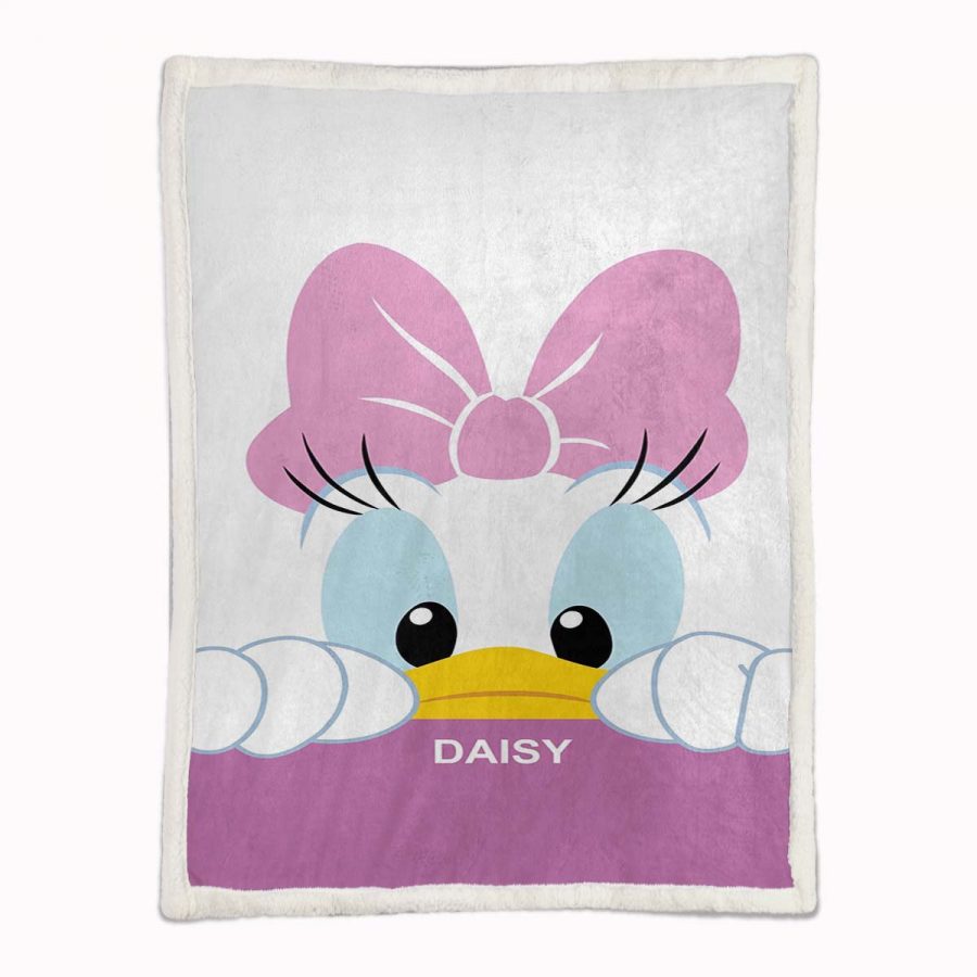 Daisy Duck süß 02 Decke - Fleecedecke – Bild 2