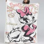 Daisy Duck süß 06 Decke – Fleecedecke