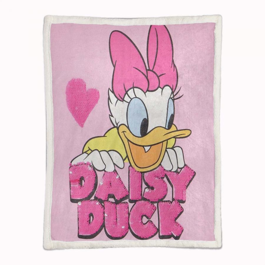 Daisy Duck süß 07 Decke - Fleecedecke – Bild 2