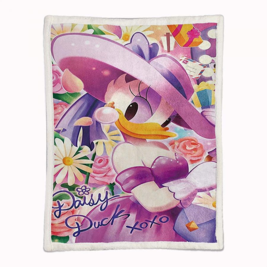 Daisy Duck Dame 04 Decke - Fleecedecke – Bild 2