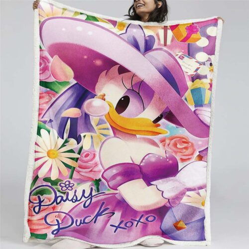 Daisy Duck Dame 04 Decke - Fleecedecke