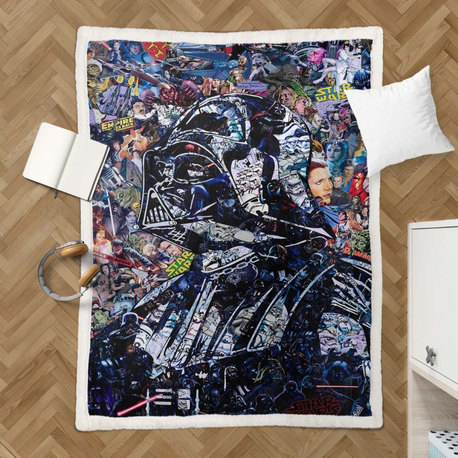 Darth Vader Kunst Star Wars Decke - Fleecedecke – Bild 3