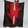 Darth Vader Rotes Lichtschwert 02 Decke - Fleecedecke