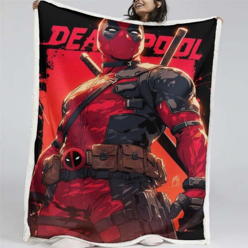 Deadpool 05 Decke - Fleecedecke
