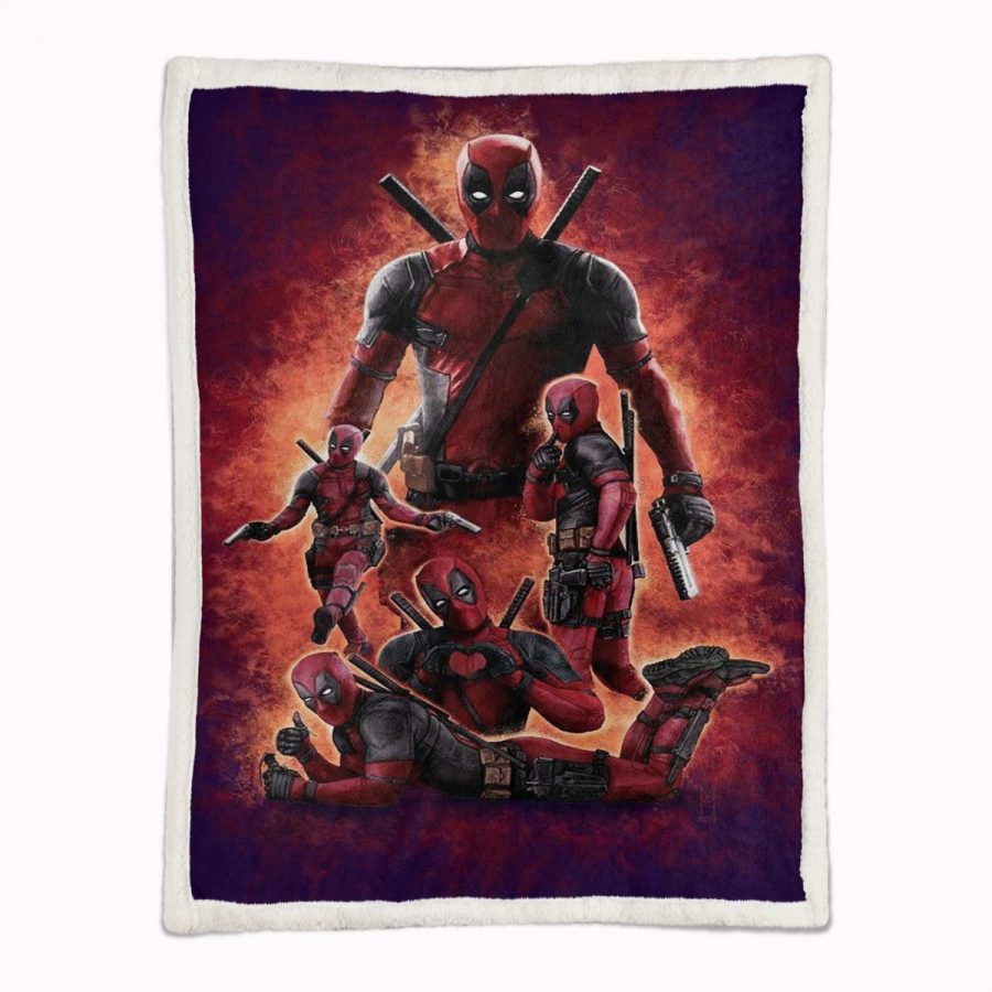 Deadpool 06 Decke - Fleecedecke – Bild 2