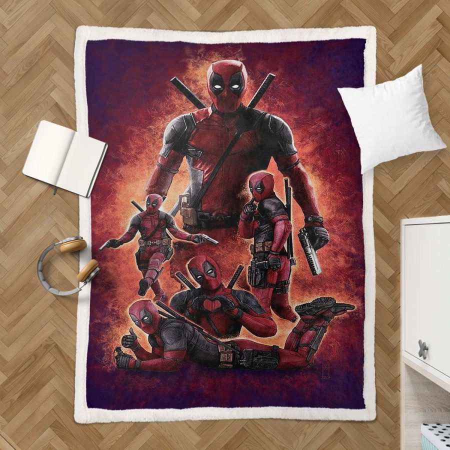 Deadpool 06 Decke - Fleecedecke – Bild 3