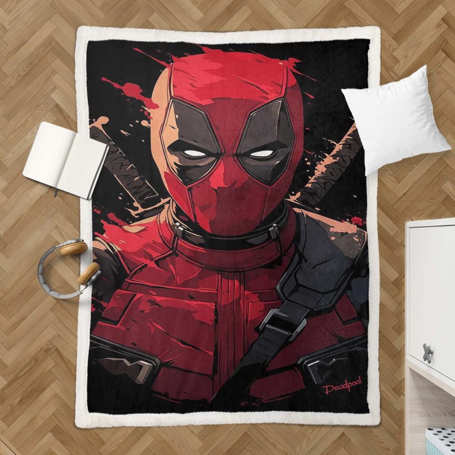 Deadpool 07 Decke - Fleecedecke – Bild 3