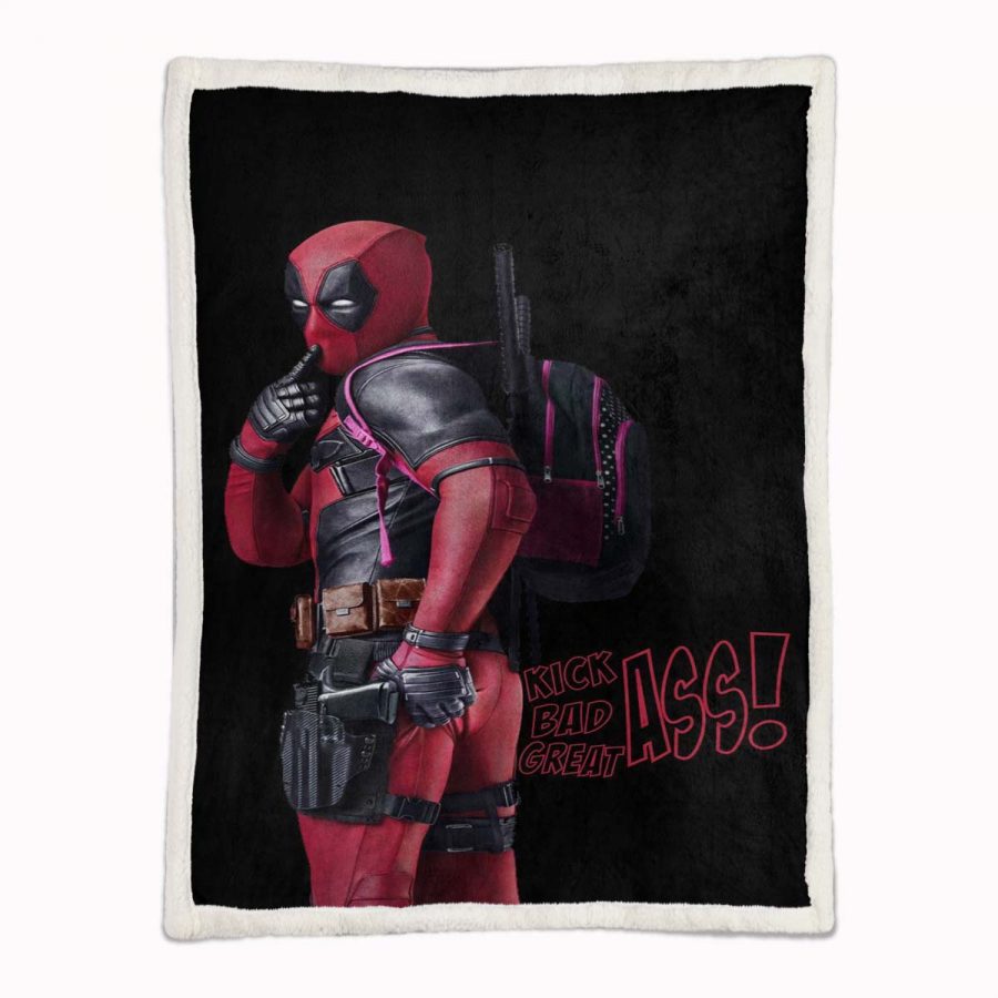 Deadpool 09 Decke - Fleecedecke – Bild 2