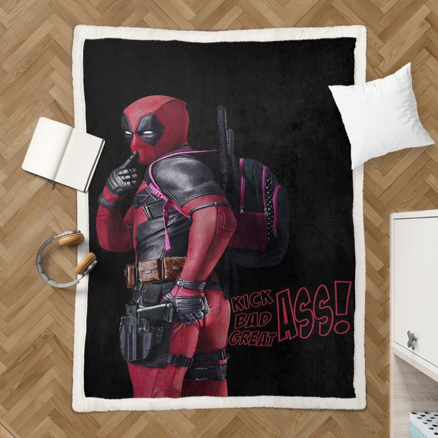 Deadpool 09 Decke - Fleecedecke – Bild 3